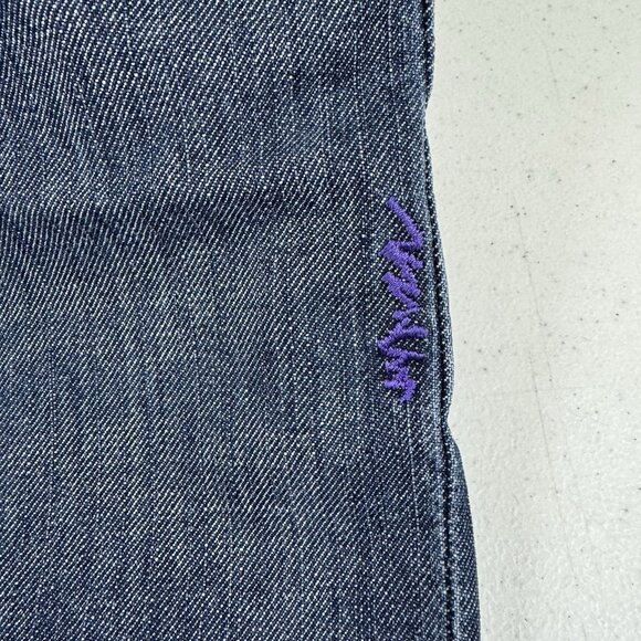 Coogi Jeans Mens 42x35 Blue Baggy Denim Embroidered Pockets Hip Hop Rap Y2K - Picture 7 of 16